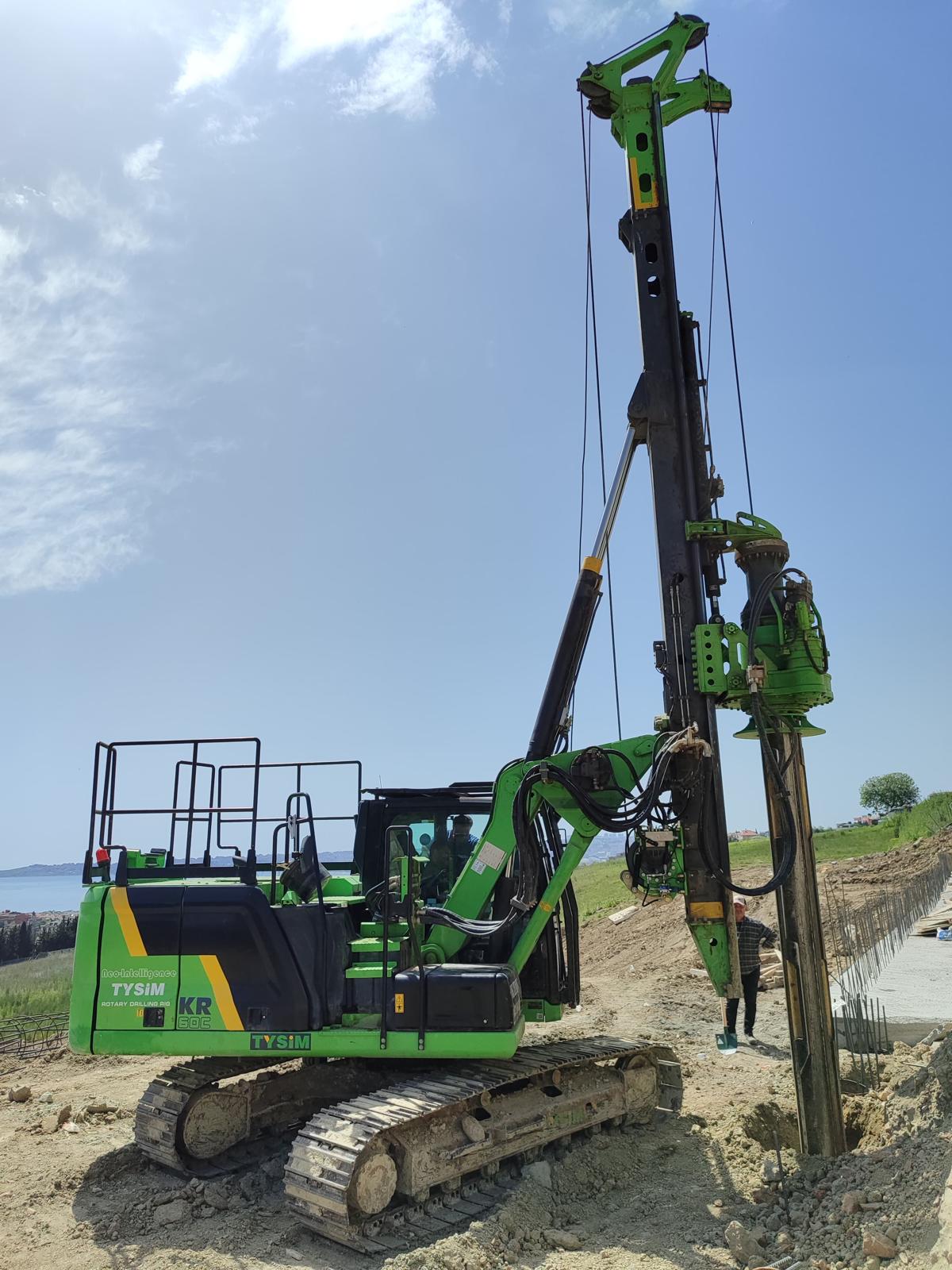 TYSIM KR60C fore kazık makinesi